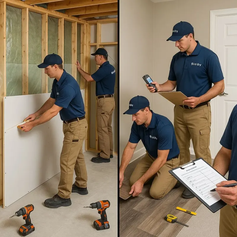 Repairs and Reconstruction process in South Chicago, IL